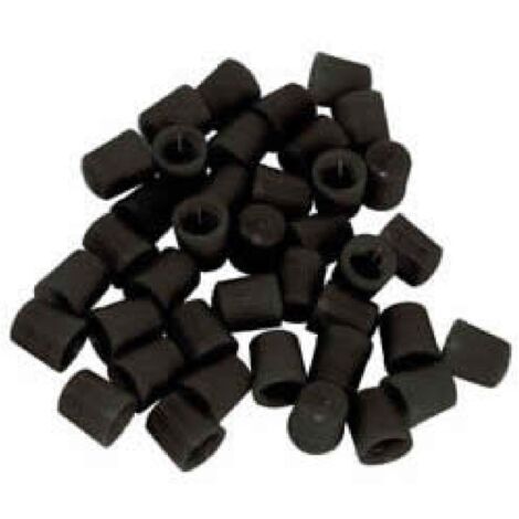1000 Bouchons de valve noirs