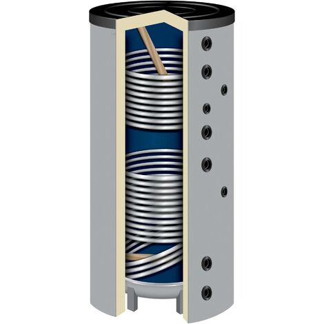 1000 Liter Solarspeicher Warmwasserspeicher SO-1000 Liter Isoliert 100 mm