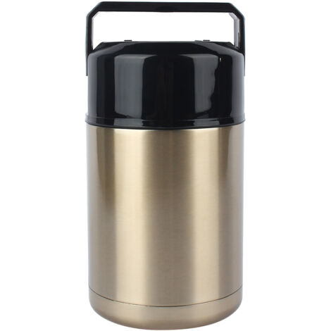 1000 ml Edelstahl-Isolierthermoskanne – Lunchbox und Isolierbecher für Suppe