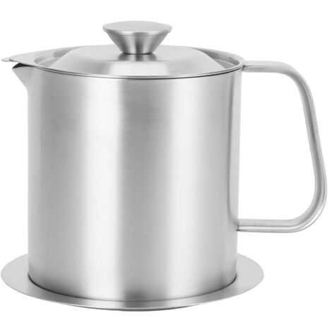 1000 ml Edelstahl-Ölsieb – Fettfilter mit großem Fassungsvermögen für die Küche
