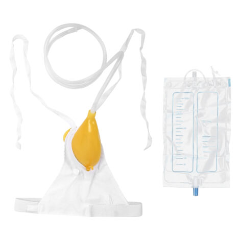 1000 ml Harnsystem für bettlägerige ältere Patientinnen - 1000 ml Harnsystem für bettlägerige ältere Patientinnen