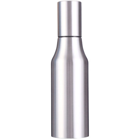 1000-ml-Öl- oder Essigflasche aus Edelstahl mit tropffreiem Ausgießer auslaufsichere Saucenflasche aus Edelstahl