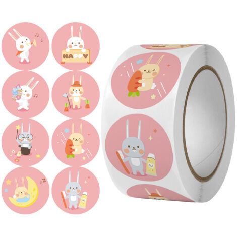 1000 Pcs Round Incentive Stickers for Animals 8