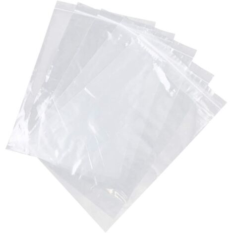 1000 Pezzi Buste Zip Trasparenti 6x8 cm Spessore 30 Micron Richiudibili