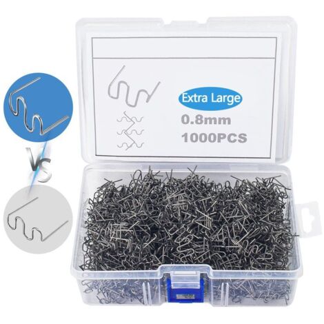 1000 pièces de clous de soudure en plastique pour réparation de pare-chocs de voiture, clous de réparation, fil de soudure, clous de plantation