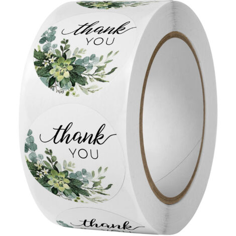 (1000 Pieces)Thank You Label Stickers 2.5cm 19