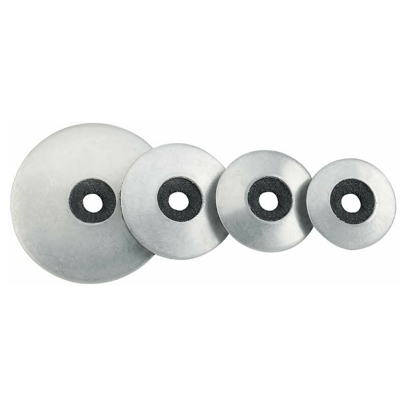 Index - Rondelle vulcanisée en acier-EPDM - Revêtement atlantis C2-M P16 - Boite de 1000