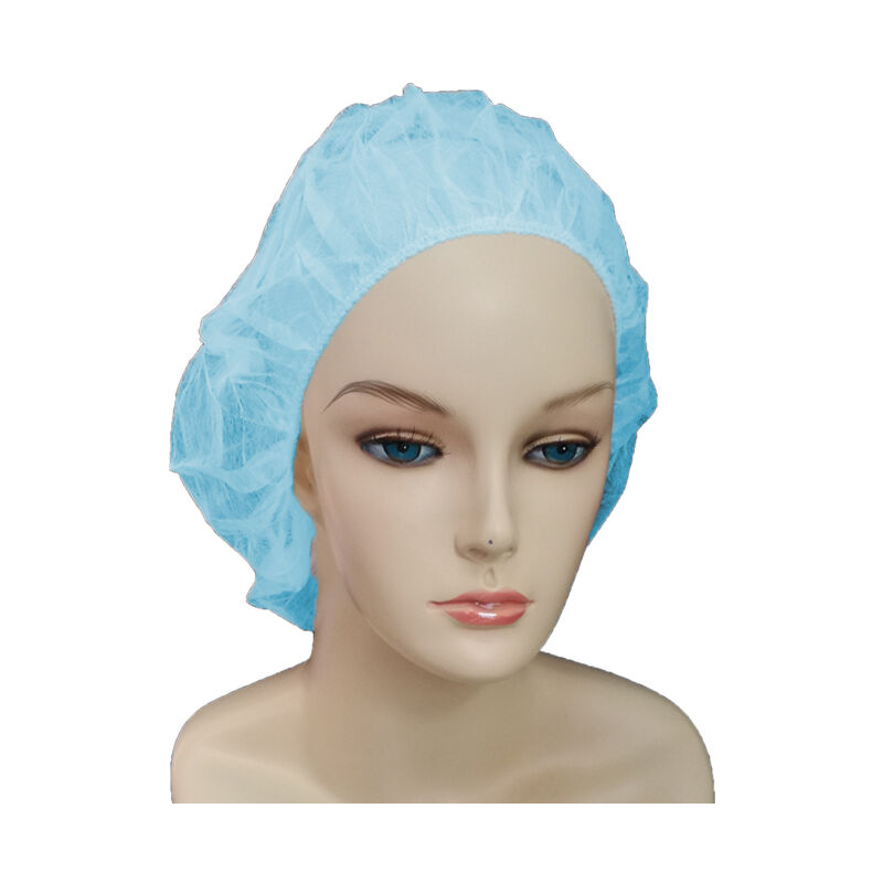 

1000 uds Gorros desechables circular azul PP 53cm