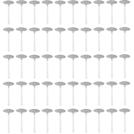 1000 unidades/lote de mechas para velas de 1 pulgada de baja emisión de humo.