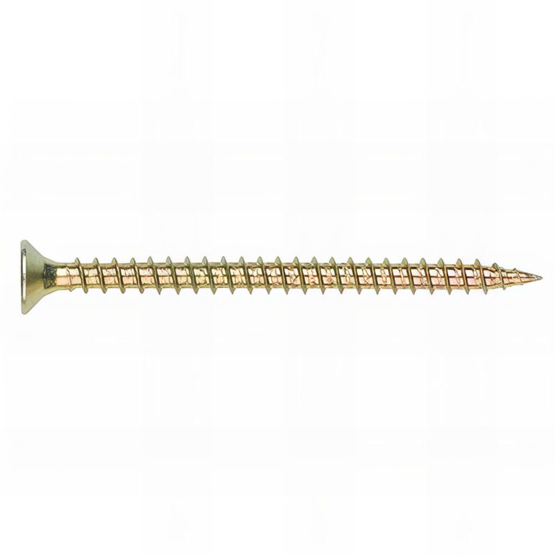 100 vis à bois PZ3 tête fraisée 6 x 150 mm bichromaté - TPPO60150 Index