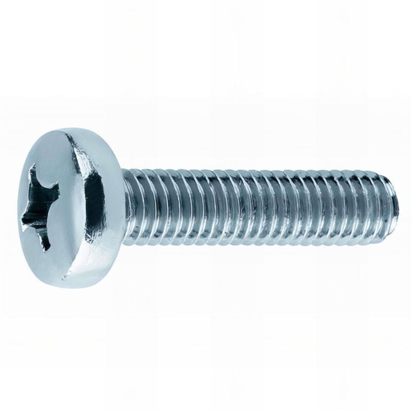 500 vis métrique PH2, tête cylindrique bombée M4 x 25 mm DIN-7985 zingué - T9850425Z Index