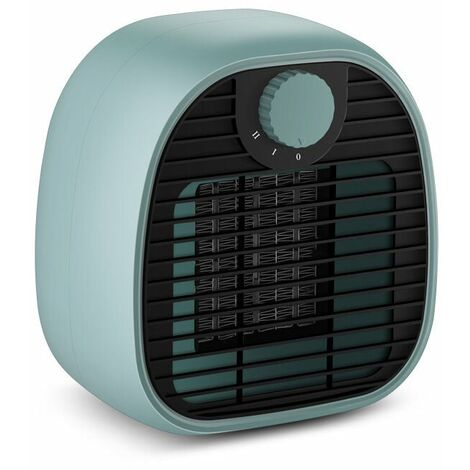 1000 W Keramikheizung, Mini-Heizlüfter mit 3 Temperatureinstellungen, tragbare Tischheizung mit geringem Verbrauch für Büro, Schlafzimmer, Wohnzimmer, Überhitzungs- und Kippschutz