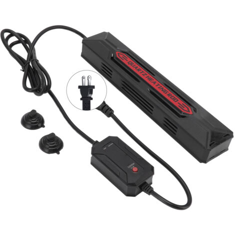 1000-W-Quarz-Aquarienheizung mit LED-Steuerung, konstante Temperatur, energieeffizient und sicher für Fischteiche, 110-V-US-Stecker