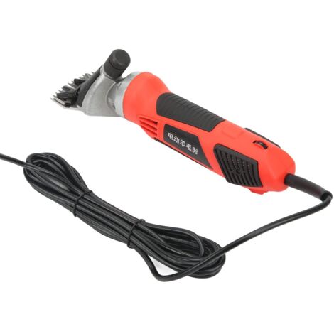 1000-W-Schafschere, 6 Geschwindigkeiten, Hochleistungssteuerung, elektrische Wollschermaschine, professionelle Pflegeschere, robustes ABS und hochkohlenstoffhaltiger Stahl (EU-Stecker 220 V)
