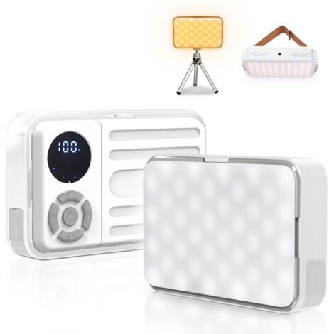 10000 mAh 10000 lm Superhelle wiederaufladbare LED-Campinglampe mit Haken, drei Farbtemperaturstufen, stufenlos dimmbare Helligkeit, bis zu 180 Stunden