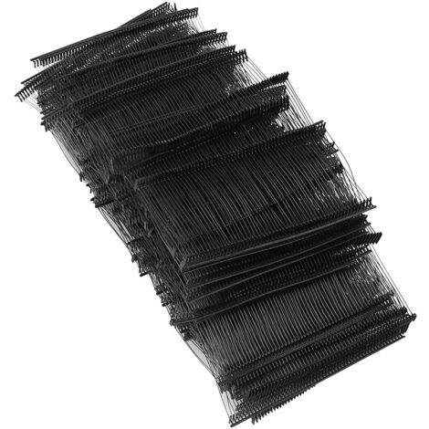 10000 Pcs Épingles Universelles en PP pour Étiquettes de Vêtements, Adaptées au Pistolet d'Étiquetage, Attaches pour Prix (Noir 75mm)