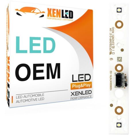 10000047479-02 Module feux de jour LED compatible avec Audi Q7 4M - phare LED remplacement platine d'origine