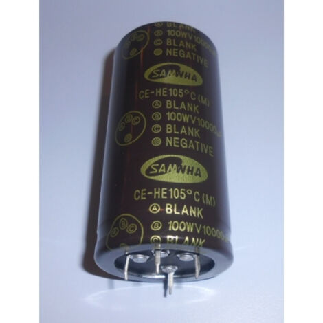 10000uf 100vdc 105ºc Condensatore Elettrolitico 40x80mm 4pin 10000mf100v4pin