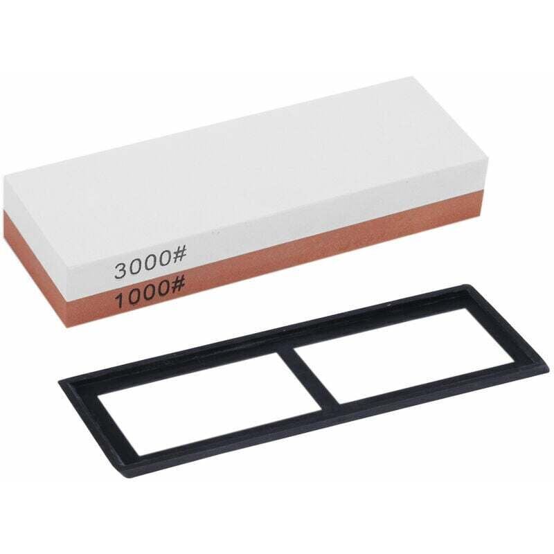 Image of 1000/3000 Doppelseitiger Schleifstein für den Außenbereich/Heim-Schleifstein mit Sockel