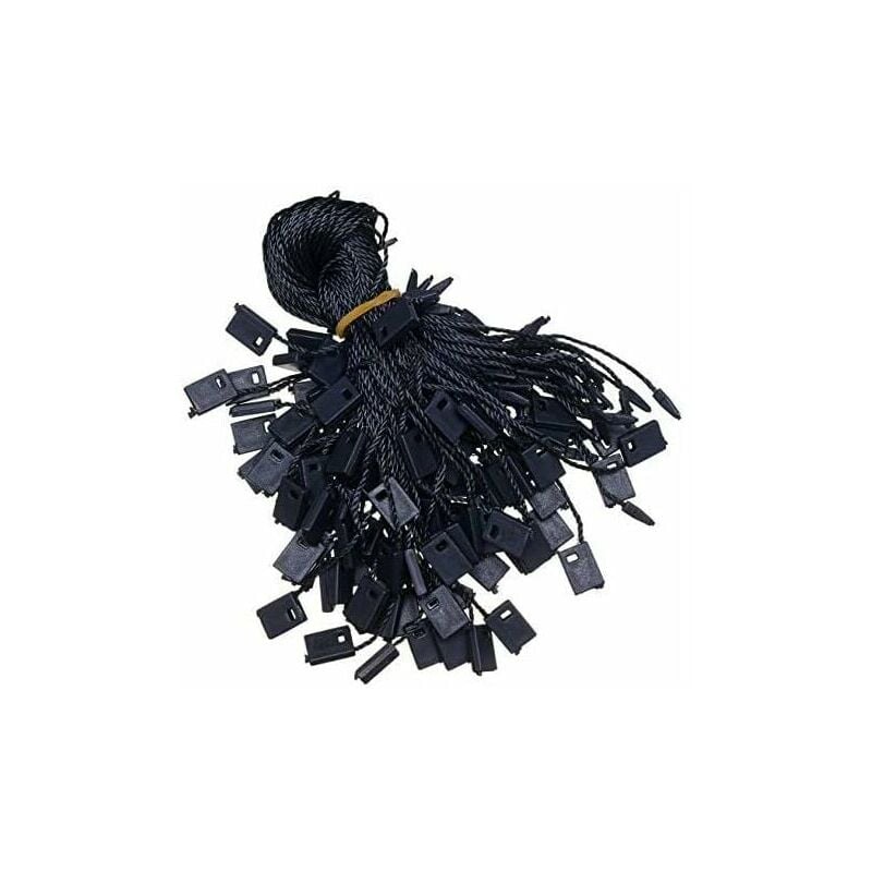 1000er Pack Nylonverschlüsse für Tags, Kleidung, Gepäck, Schmuck 18cm (Schwarz) | 06931902827430