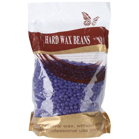 1000g/Sac Cire Dure Épilation Professionnelle Corps Maillot Jambes Aisselles Soin Peau Haricot Cire Lavande