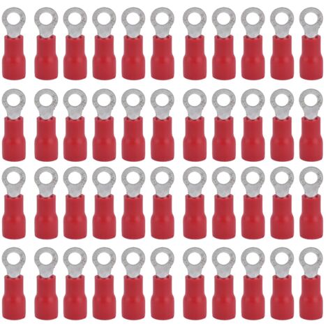 1000Pcs Cosses à Oeil Isolées Haute Conductivité Résistance Électrique Bornes à Serrage