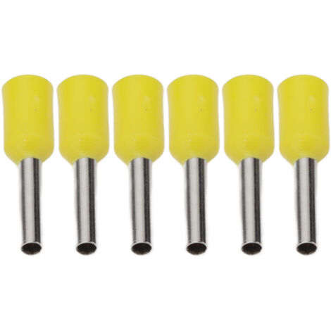 1000pcs Embouts de Câble en Cuivre Étainé avec Isolation PVC pour Câblage Électrique et Électronique