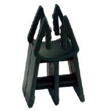 1000PZ DISTANZIATORE TORRE DUE FORCHE CASSERO mm25h. tondino min.  mm5 max