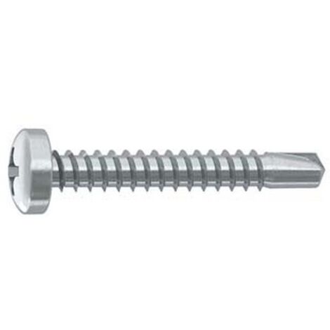 1000PZ VITE AUTOPERFORANTE TC CAVA PH IN ACCIAIO ZINCATO BIANCO - ø mm.3,5x22