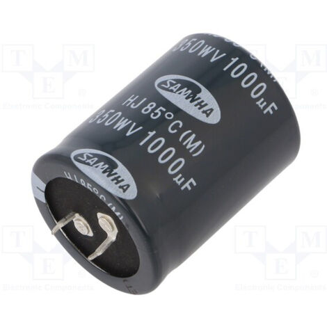 1000uf 350vdc 85ºc Condensateur électrolytique 35x45mm 2pin 1000mf350v/2pin