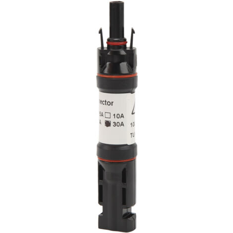 1000V 30A Inline-Sicherungsstecker für Solarmodule, IP67 wasserdicht, Stecker/Buchse mit Sicherung – für den Außenbereich