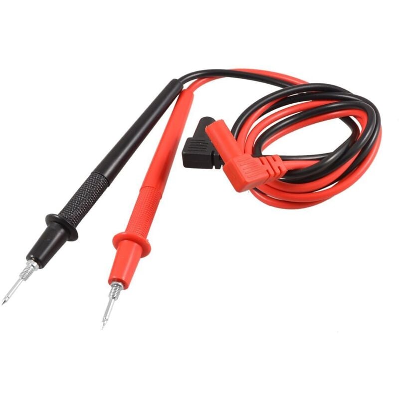 Image of 1000V Bananenstecker 2.6Ft Voltmeter Sonde Testkabel Schwarz Rot Paare