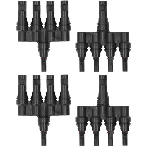 1000V Solar-PV-Stecker Wasserdichter Photovoltaik-Solarstecker Stecker Buchse Solarmodulkabelstecker (PV-LT-5)