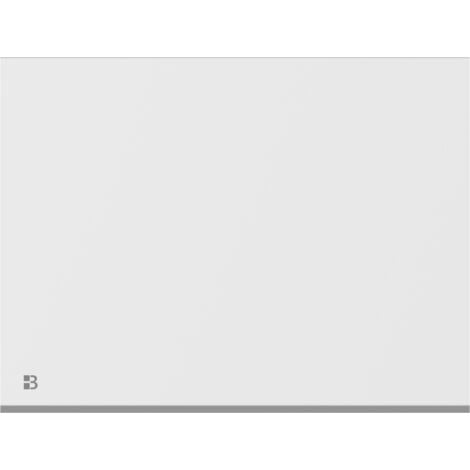 1000W Bestherm NESSA CONNECT Radiatore elettrico fisso connesso WIFI con ceramica a inerzia secca orizzontale bianco (senza spina)