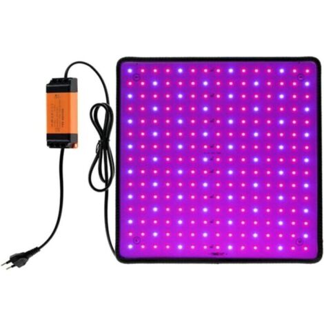 1000W Lumière rouge et bleueLampe LED Horticole Croissance Floraison 225 LEDs Grow Light Panneau LED Culture Indoor Spectre Complet Lampe Croissance Plante avec Crochet de Suspension pour Plante