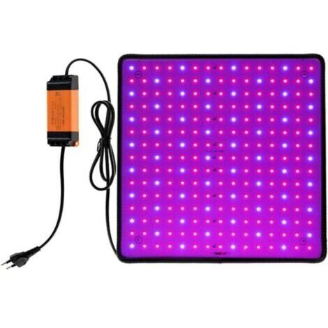 1000W Lumière rouge et bleueLampe LED Horticole Croissance Floraison 225 LEDs Grow Light Panneau LED Culture Indoor Spectre Complet Lampe Croissance Plante avec Crochet de Suspension pour Plante