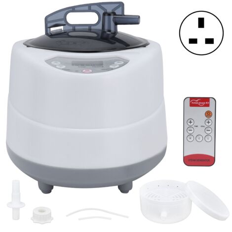 1000W Ménage Sauna Vapeur Pot 2.0L Portable Sueur Spa Vapeur Pot pour Corps DetoxUK Plug AC 220-240V.
