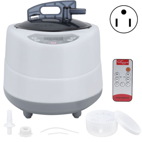 1000W Ménage Sauna Vapeur Pot 2.0L Portable Sueur Spa Vapeur Pot pour Corps DetoxUS Plug 110V.
