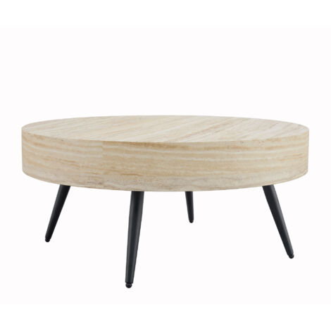 1004543cm anhebbarer Couchtisch mit 2 Schublade, Hochglanz-Beistelltisch mit LED, Sofatisch, kaffeetisch, Wohnzimmertisch mit verstecktem Stauraum, Schwarz, Spanplatte
