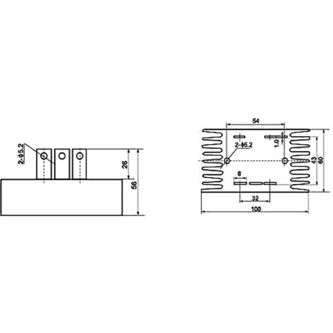100A 1200V Dreiphasen-Diodenbrückengleichrichtermodul SQL100A für Generator