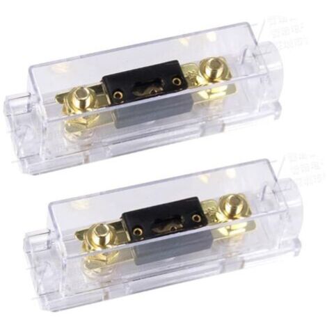 100A Porte-fusible ANL 100A ANL Fusible Lame d'or Voiture Automobile l'audio Puissance sécurité protéger plaqué pour Calibre 0 2 4
