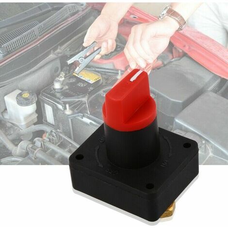 100Amp Battery Master Disconnect Rotary Cut Off Isolator Switch for Car Boat 12-24V