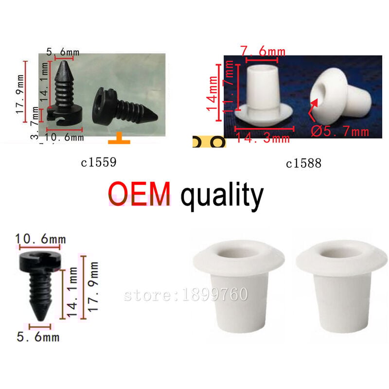100and100 oem für land rover defender innen tür karte snap sac trim clips MWC9134 MWC3136,100xC1559 | 04537365727311 100and100 oem für land rover defender innen tür karte snap sac trim clips MWC9134 MWC3136,100xC1559 | 04537365727311