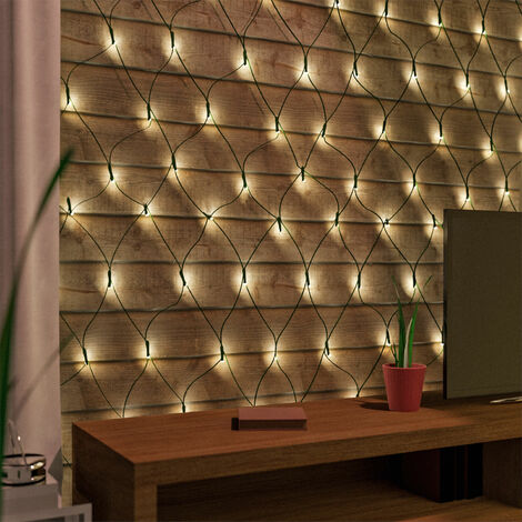 100er LED-Lichternetz warmweiß-MLK082W