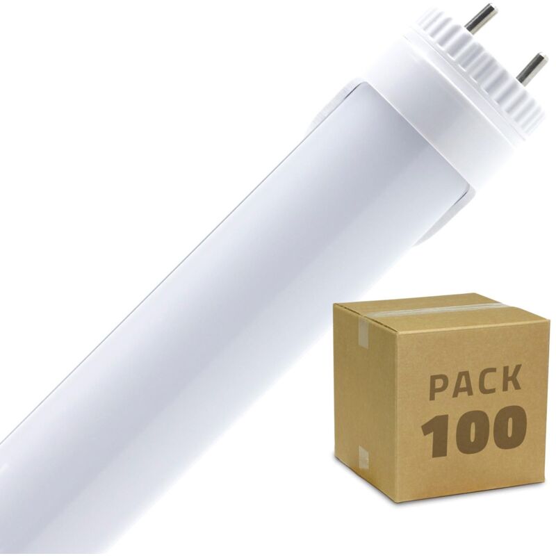 100er Pack LED T8 Röhre 1500mm Einseitige Einspeisung 24W 120lm/W Neutrales Weiß 4000K - 4500K