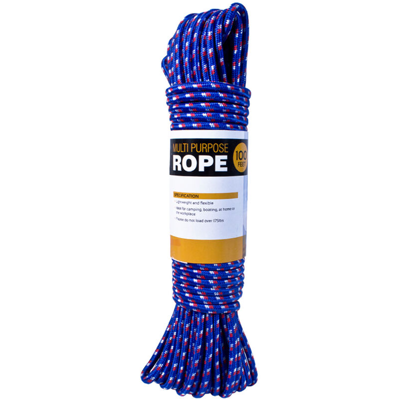 100Ft Multi-Purpose Camping Survival Rope In Blue