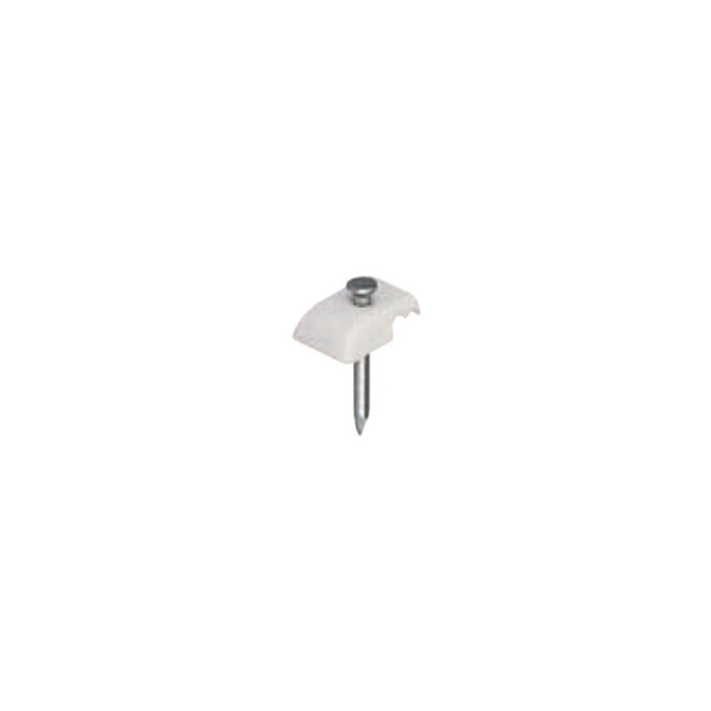 

Caja de 100 uds. de grapas blancas para cable plano 2x0,7 - 2x1 mm2 ( 1102) - Lapafil