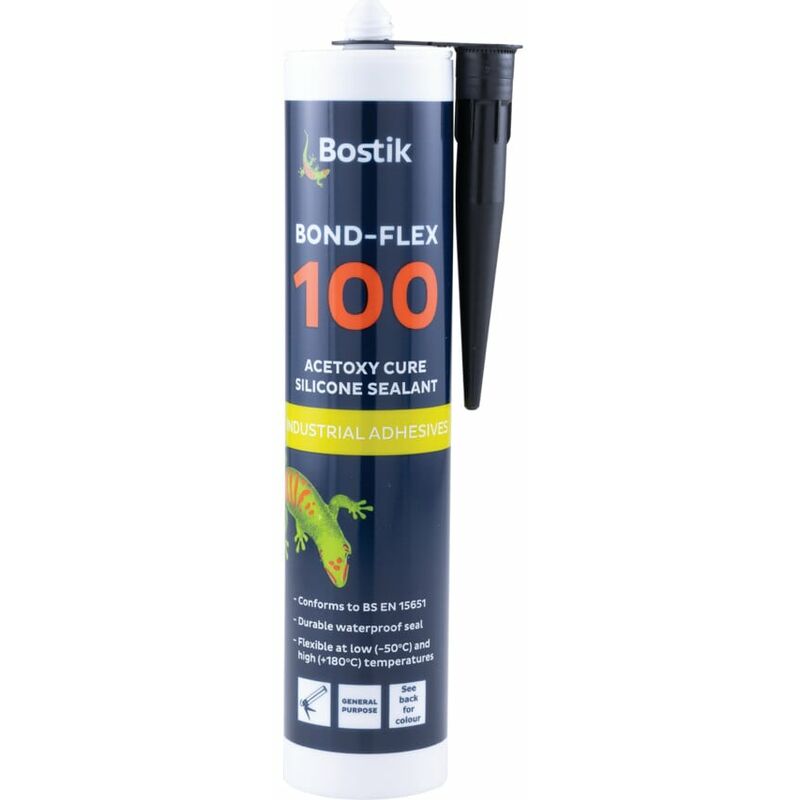 Bostik 100HMA Bond-Flex Black Silicone Sealant 290ML