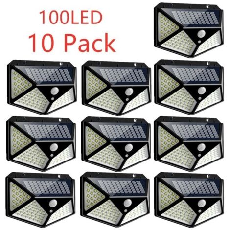 100LED Solar Light IP65 Waterproof Outdoor - 10 Pack