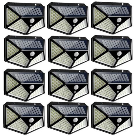 100LED Solar Light IP65 Waterproof Outdoor - 12 Pack